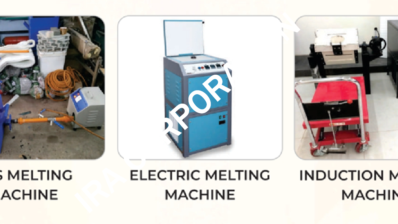 Melting Machine - Electric, Induction & Gas