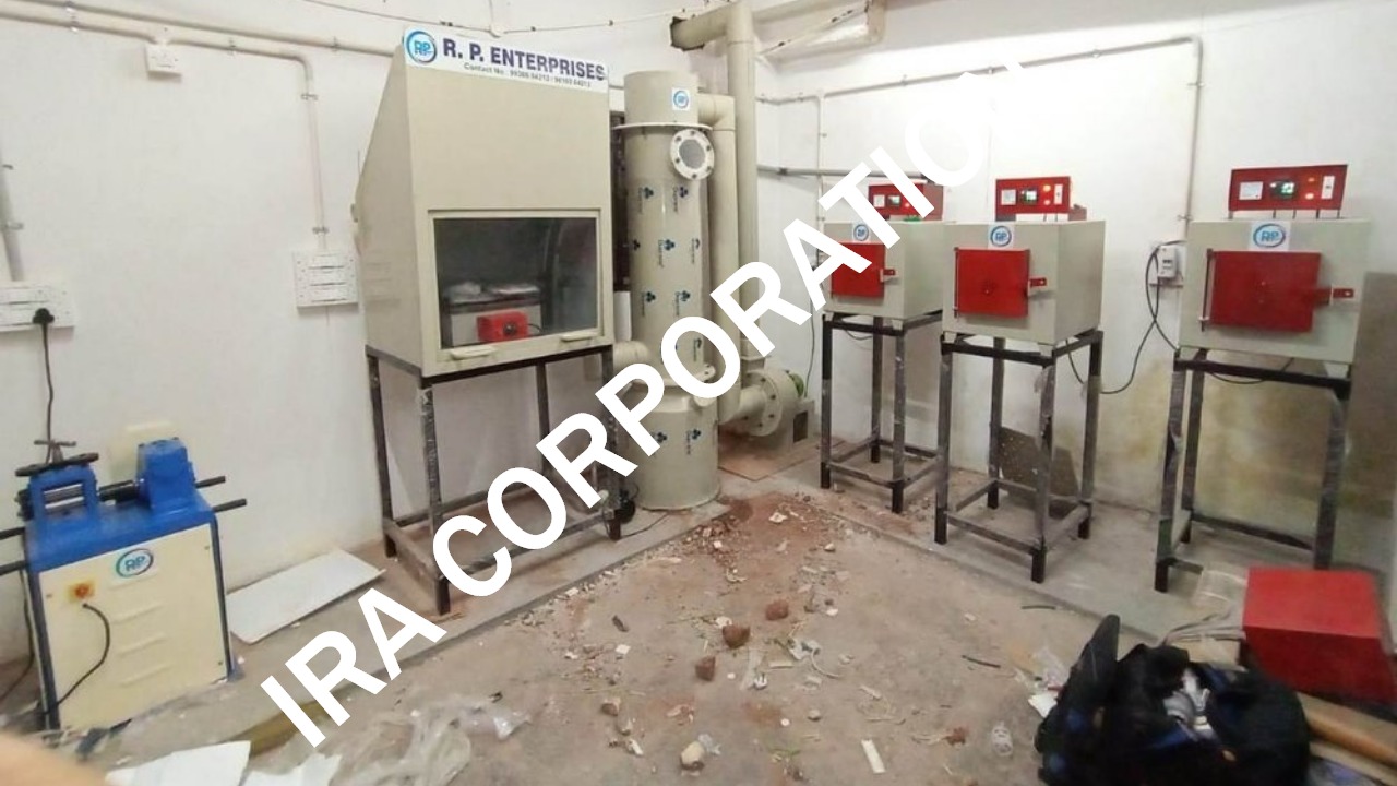 Fire Assaying Lab Setup