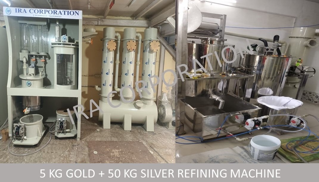 Combo Setup of Gold & Silver Refining Machine